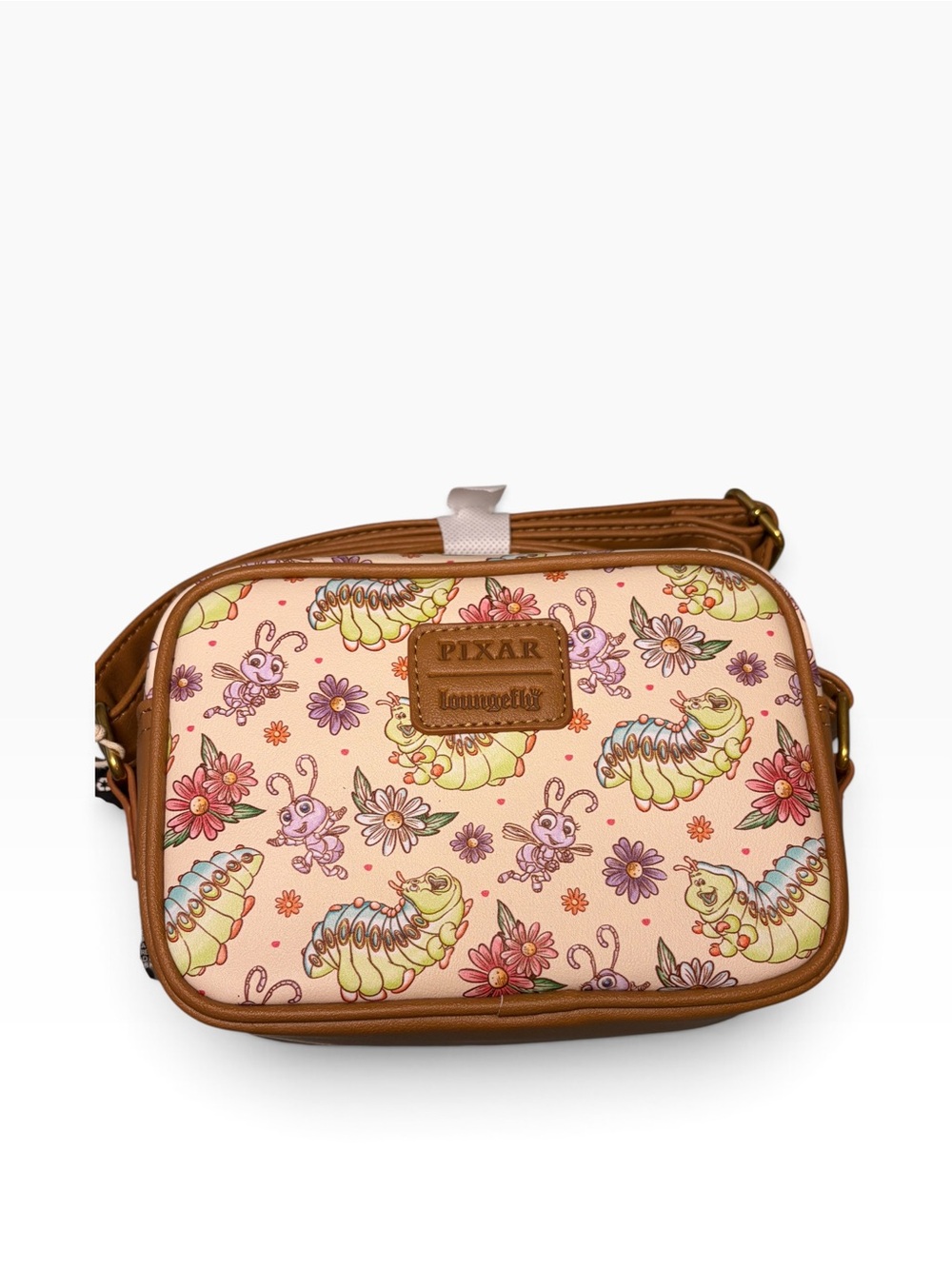 Loungefly Disney Pixar A Bug’s Life Heimlich & Friends Crossbody Camera Bag - Picture 3 of 5